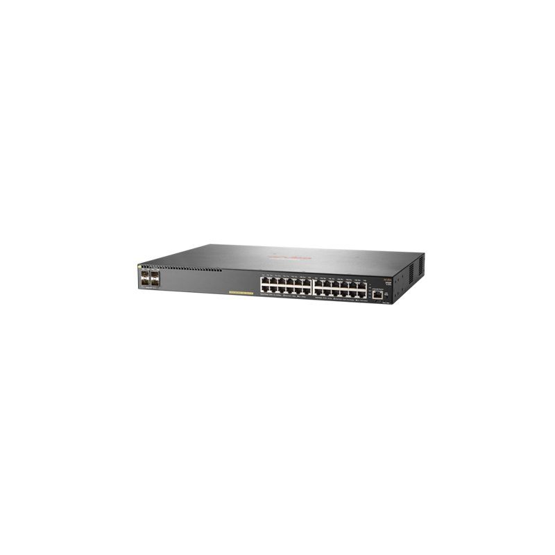 Switch HPE Aruba 2540 24G PoE+ 4SFpP+ 24 portas Gigabit PoE+ RJ-45 + 4 slots SFP+ 10Gbe JL356A